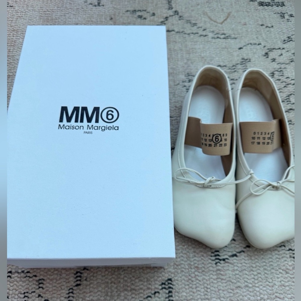 MM6 margiela anatomical ballet flats